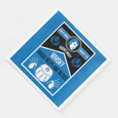 Scottish Burns Night Serviette (Ecke)