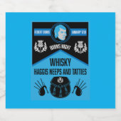 Scottish Burns Night Super Bierflaschenetikett (Einzelnes Label)