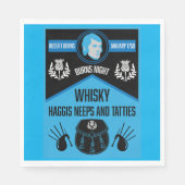 Scottish Burns Night Super Serviette (Vorderseite)