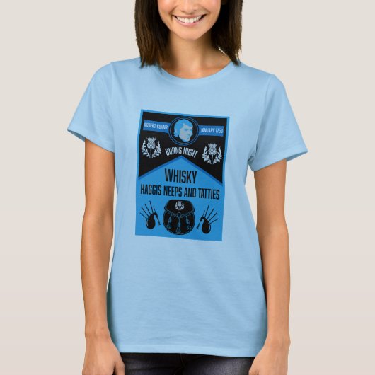 Scottish Burns Night Super T-Shirt (Vorderseite)