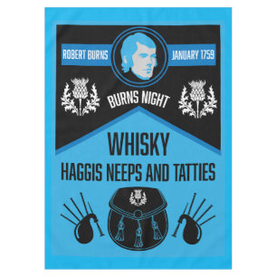 Scottish Burns Night Super Tischdecke