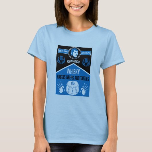 Scottish Burns Night T-Shirt (Vorderseite)