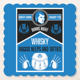 Scottish Burns Night Untersetzer