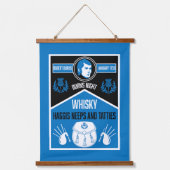 Scottish Burns Night Wandteppich Mit Holzrahmen (Vorderseite)