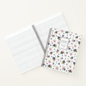 Scottish Butterfly Moth Thistle Blume Name Modern Notizblock (Innenseite)