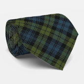 Scottish Campbell C Monogram Tartan Krawatte (Gerollt)
