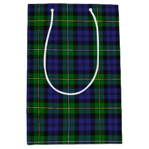 Scottish Campbell Family Tartan Pattern Mittlere Geschenktüte