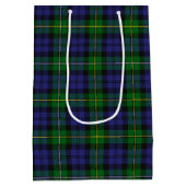 Scottish Campbell Family Tartan Pattern Mittlere Geschenktüte (Rückseite)