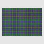 Scottish Campbell Family Tartan Pattern Seidenpapier (Vorderseite)