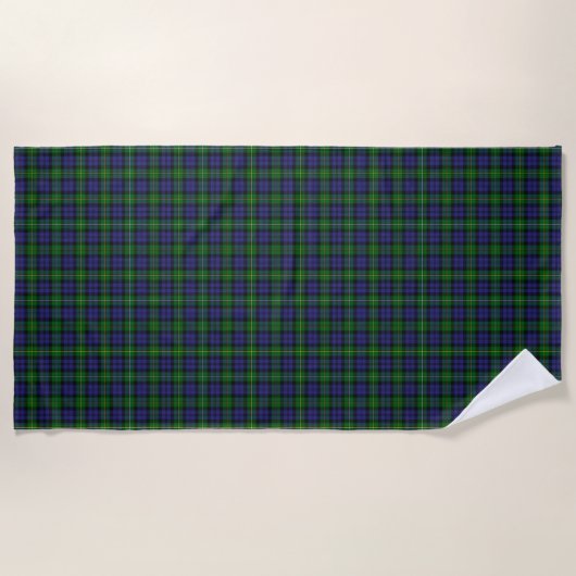 Scottish Campbell Family Tartan Pattern Strandtuch (Vorderseite)