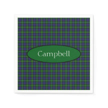 Scottish Campbell Family Tartan Personalisiert