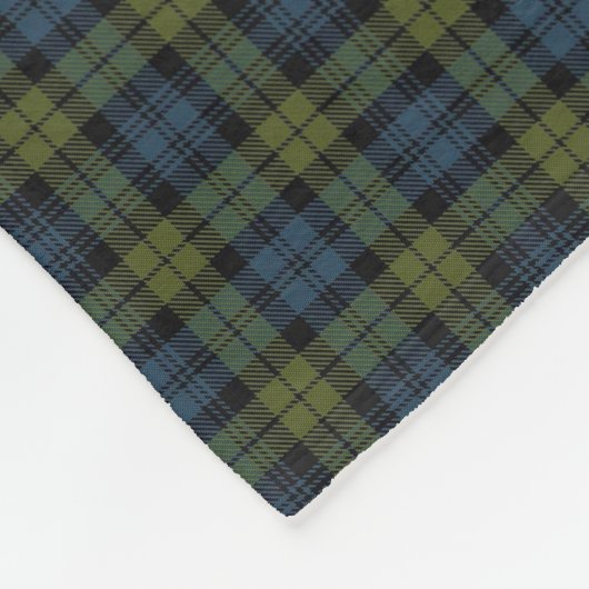 Scottish-Campbell-KlassikerTartan Fleecedecke (Ecke)