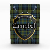 Scottish Campbell Tartan Fotoblock (Vorderseite)