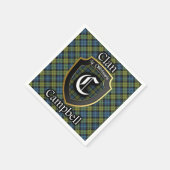 Scottish Campbell Tartan Napkin Serviette (Ecke)