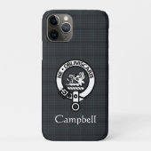 Scottish Campbell Wappen Abzeichen & Tartan Case-Mate iPhone Hülle (Rückseite)