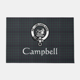 Scottish Campbell Wappen Abzeichen & Tartan Fußmatte