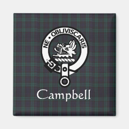 Scottish Campbell Wappen Abzeichen & Tartan Magnet