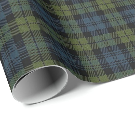 Scottish-CampbellTartan Geschenkpapier (Rolleneckpunkt)
