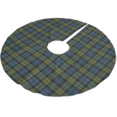 Scottish-CampbellTartan kariert Polyester Weihnachtsbaumdecke (Schrägansicht)