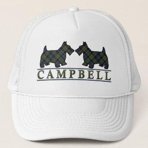 Scottish-CampbellTartanscottie-Hunde Truckerkappe