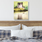 SCOTTISH CASTLES, WASSERCOLOR CANVAS DRUCKEN LEINWANDDRUCK (Insitu (Schlafzimmer))