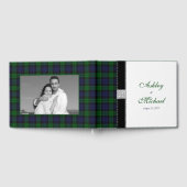Scottish Celtic Black Watch Tartan Wedding Gästebuch (Voll)