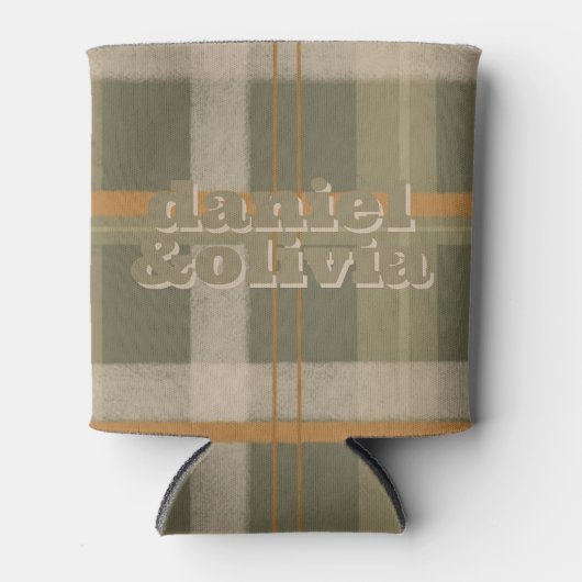 Scottish Celtic Tartan Pattern Wedding Dosenkühler (Vorderseite)