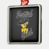 Scottish Chick #4 Silbernes Ornament (Links)