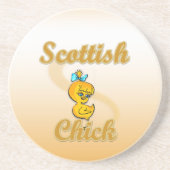 Scottish Chick Getränkeuntersetzer (Vorne)