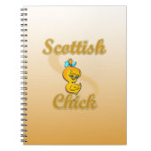 Scottish Chick Notizblock (Vorderseite)