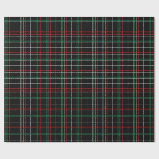 Scottish Christmas Kariert Design Geschenkpapier (Flach)