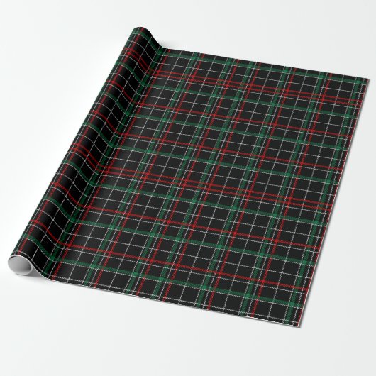 Scottish Christmas Kariert Design Geschenkpapier (Ungerollt)