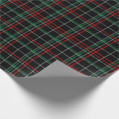 Scottish Christmas Kariert Design Geschenkpapier (Ecke)
