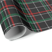 Scottish Christmas Kariert Design Geschenkpapier (Rolleneckpunkt)