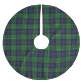 Scottish Clan Abercrombie Tartan Polyester Weihnachtsbaumdecke (Vorderseite)