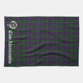 Scottish Clan Abercrombie Wappen & Tartan Geschirrtuch (Horizontal)