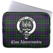 Scottish Clan Abercrombie Wappen & Tartan Laptopschutzhülle (Vorderseite)