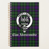 Scottish Clan Abercrombie Wappen & Tartan Planer (Vorderseite)