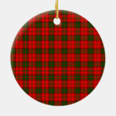 Scottish Clan Adair Tartan und Wappen Keramik Ornament (Hinten)