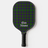 Scottish Clan Adams Tartan Custom Pickleball Schläger (Rückseite)