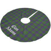 Scottish Clan Adams Tartan Custom Polyester Weihnachtsbaumdecke (Schrägansicht)