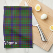 Scottish Clan Adams Tartan Geschirrtuch (Viertel Falte)