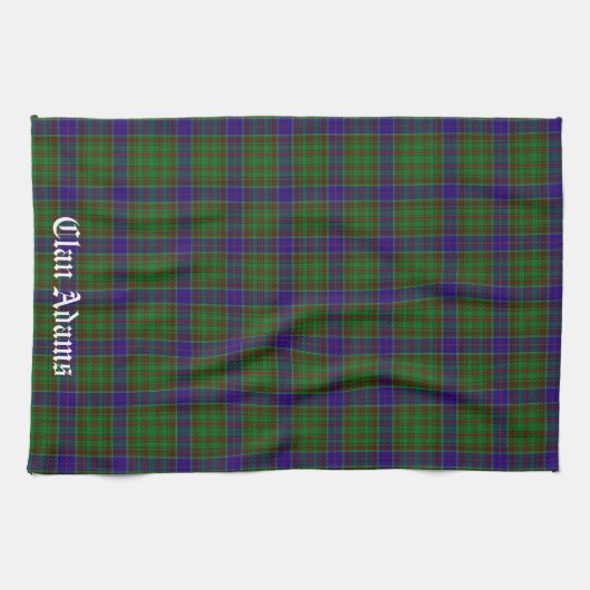 Scottish Clan Adams Tartan Geschirrtuch (Horizontal)
