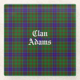 Scottish Clan Adams Tartan Glasuntersetzer