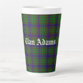 Scottish Clan Adams Tartan Milchtasse (Vorderseite)