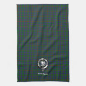 Scottish Clan Agnew Tartan Wappen Geschirrtuch (Vertikal)