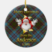 Scottish Clan Anderson Christmas Ornament (Hinten)