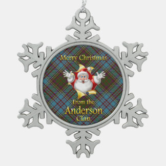 Scottish Clan Anderson Christmas Ornament
