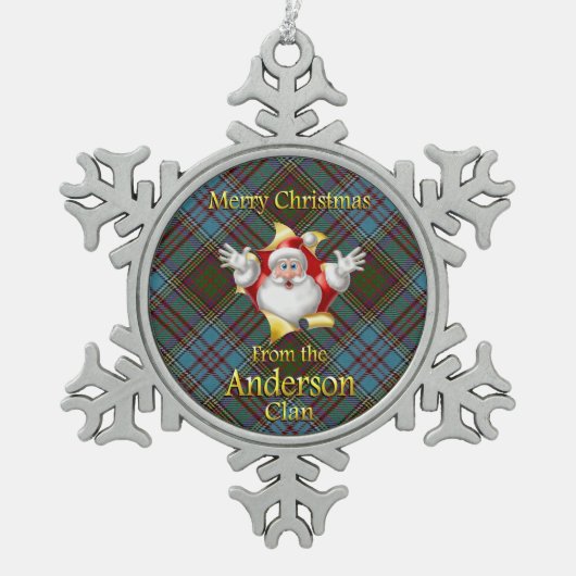 Scottish Clan Anderson Christmas Ornament (Vorderseite)