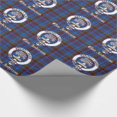Scottish Clan Anderson Wappen & Tartan Geschenkpapier (Ecke)